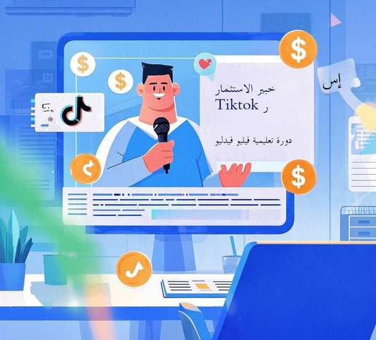 دورة فيديو تعليمية لخبراء الاستثمار على تيك توك